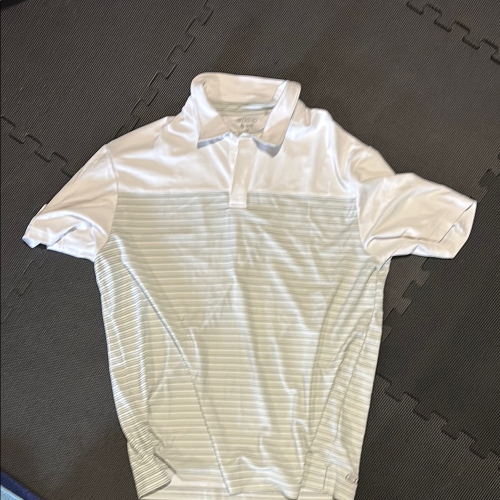 OGIO White and Gray Polo Shirt Classic Style